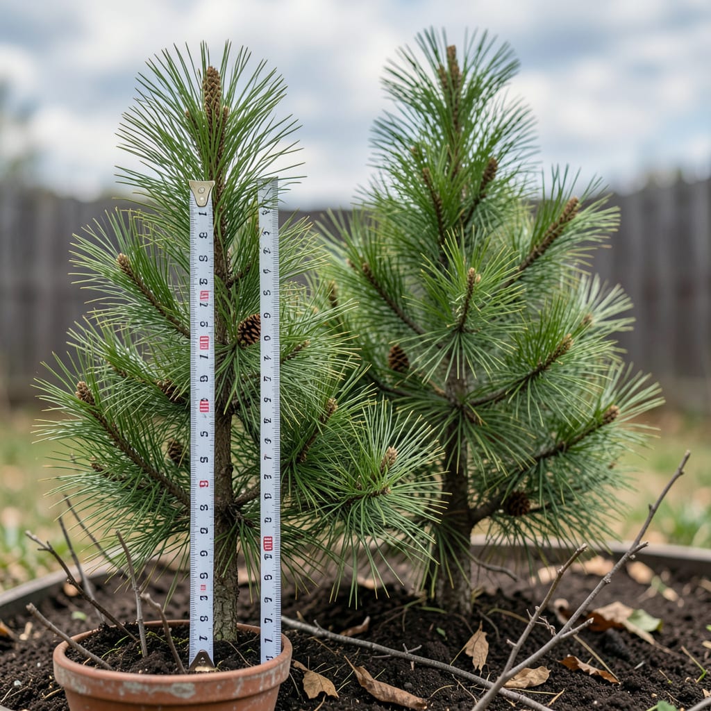 Visual representation of How Tall Do Pine Trees Grow in a Year: Annual Growth Rates Explained