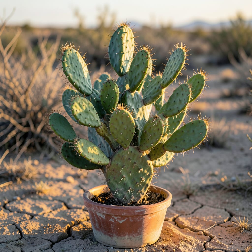Visual representation of How Tall Do Prickly Pear Cactus Grow: Maximum Height Guide