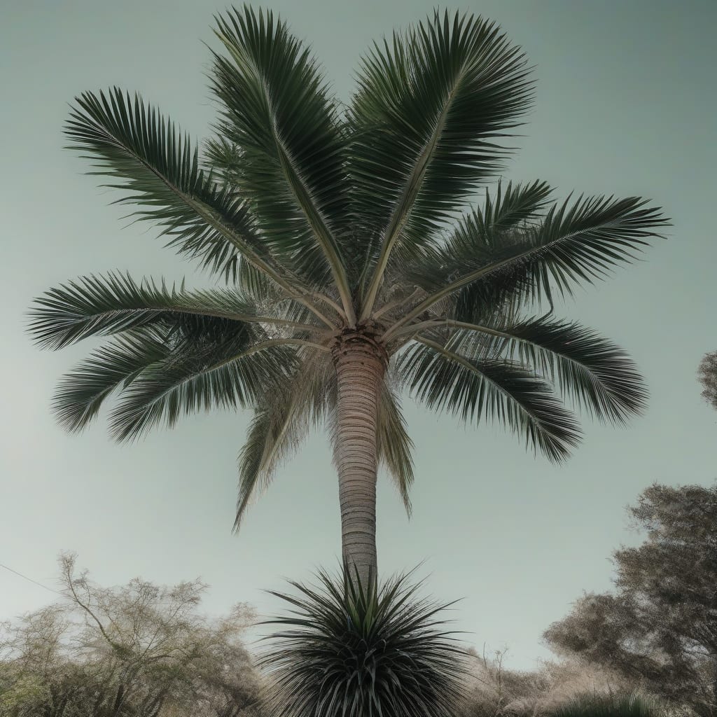 How Tall Do Queen Palm Trees Grow: Maximum Height Guide example with annotations