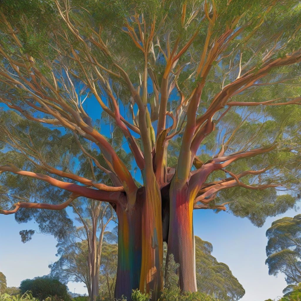 How Tall Do Rainbow Eucalyptus Trees Grow: Maximum Height Guide illustration with key details