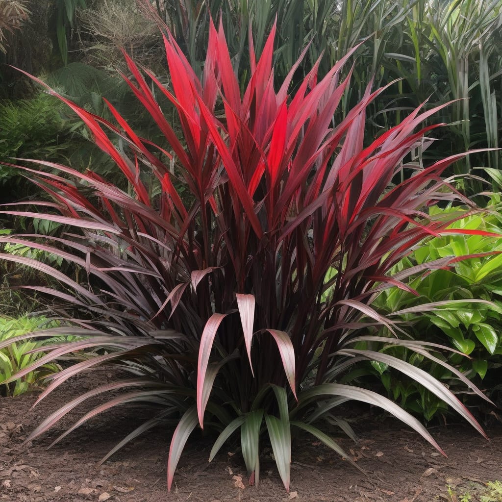 How Tall Do Red Cordylines Grow: Maximum Height Guide example with annotations