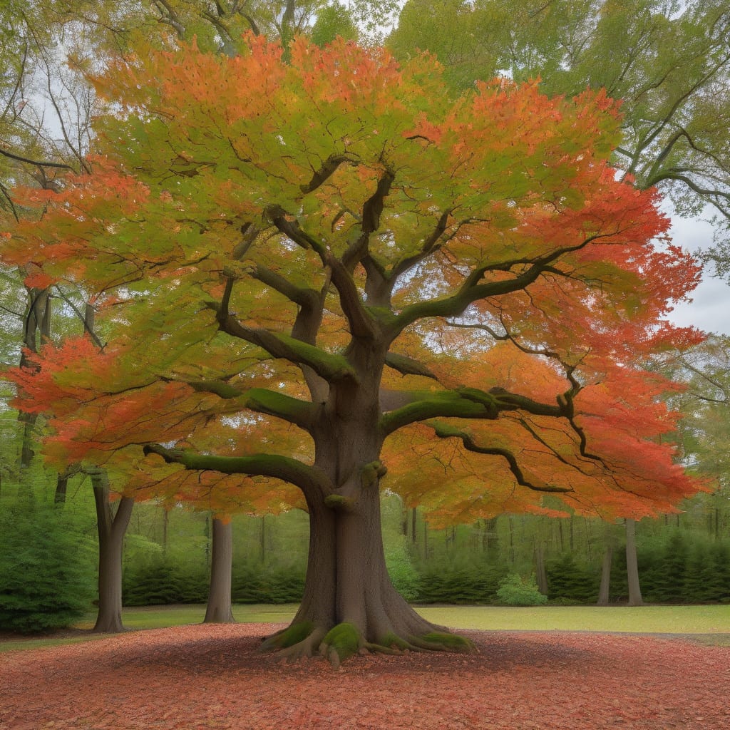 Visual representation of How Tall Do Red Oak Trees Grow: Maximum Heights Explained