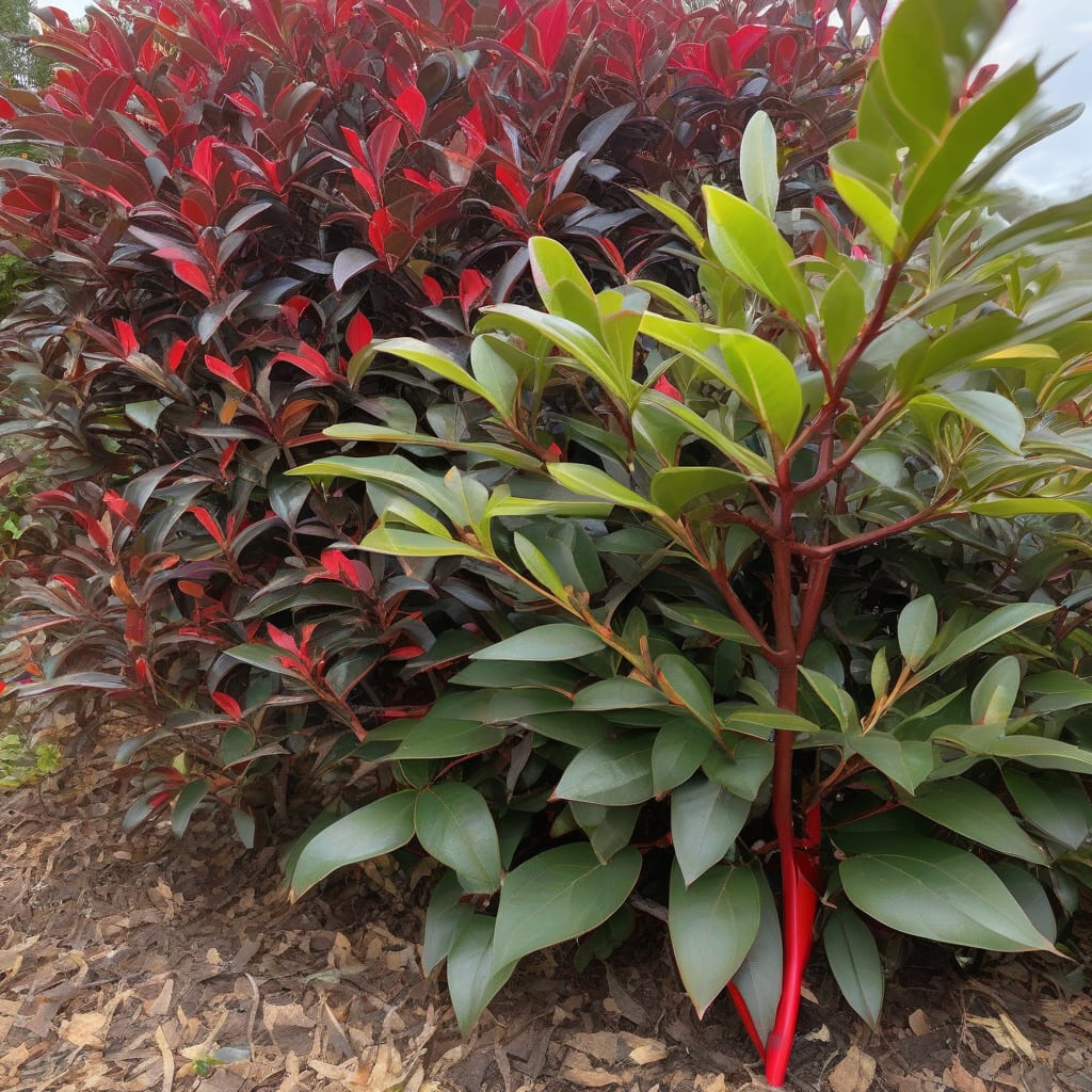 how tall do red tip photinia grow example with annotations