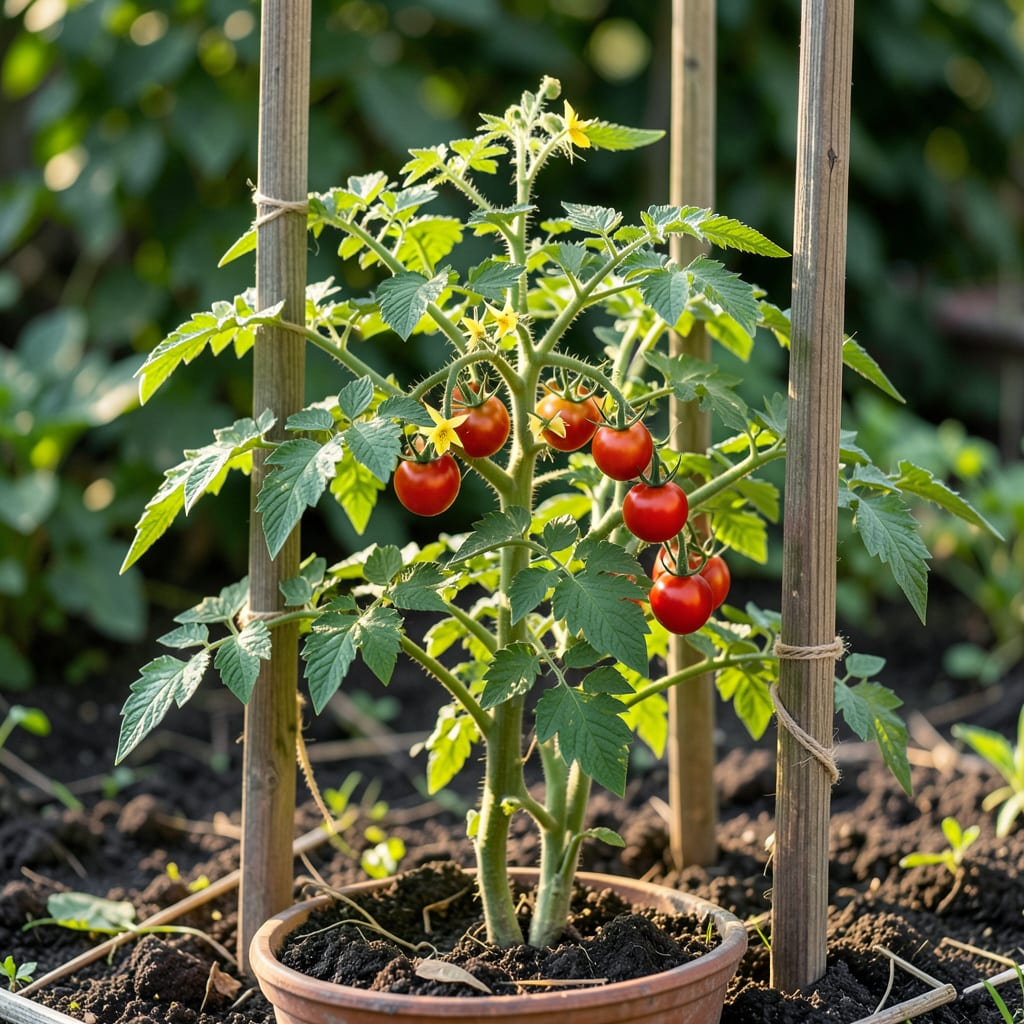 How Tall Do Rutgers Tomato Plants Grow: Expert Size Guide example with annotations