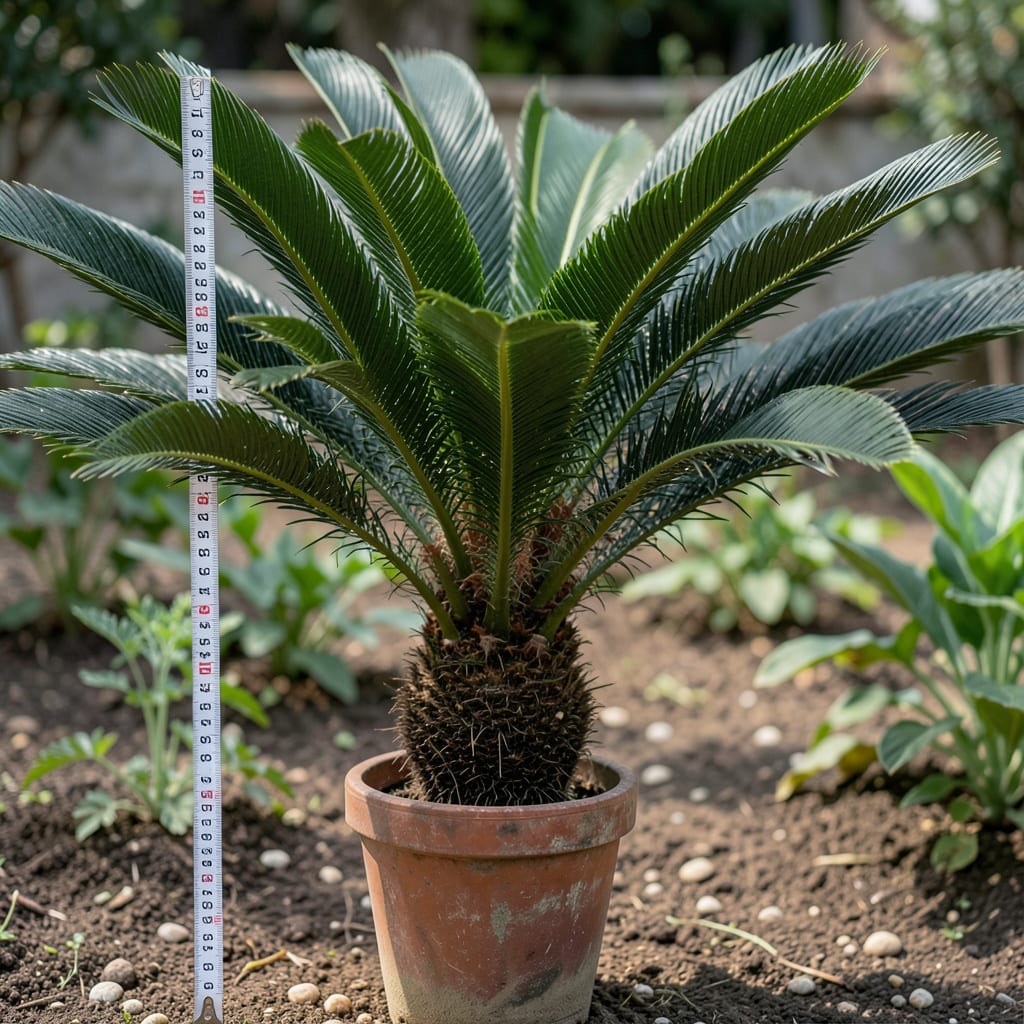 How Tall Do Sago Palm Trees Grow: Ultimate Size Guide illustration with key details