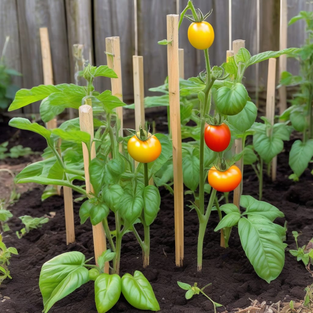 how tall do san marzano tomato plants grow example with annotations