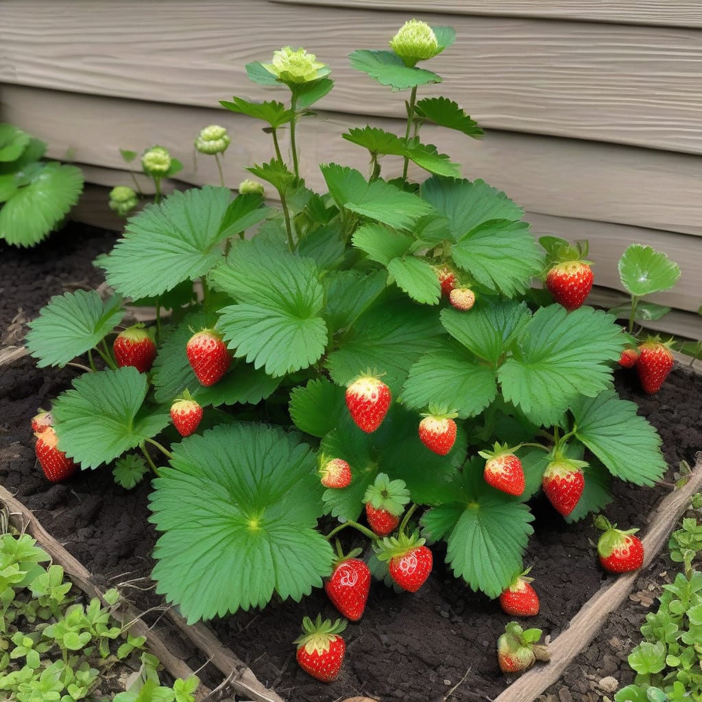 Visual representation of How Tall Do Strawberry Plants Grow: Expert Growing Guide Tips