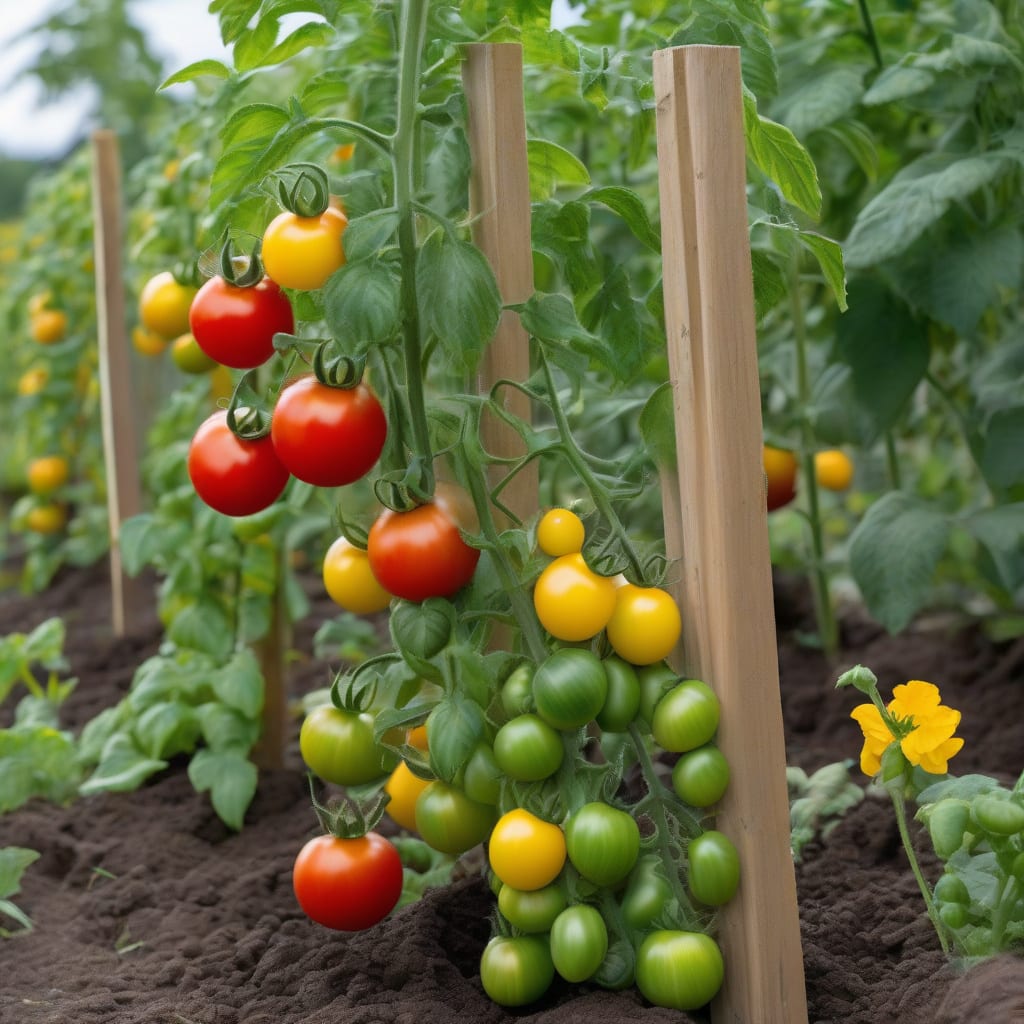 how tall do sungold tomatoes grow example with annotations