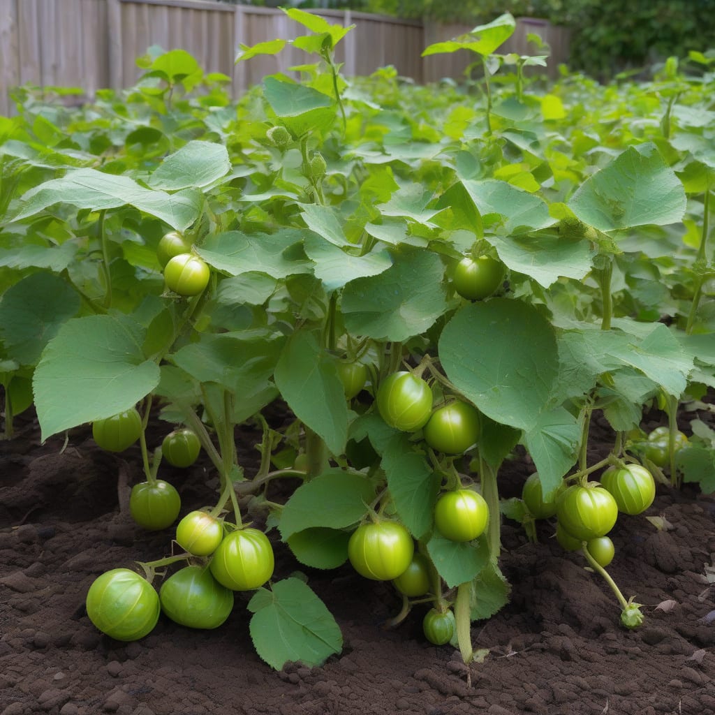 How Tall Do Tomatillos Grow: Expert Growing Tips example with annotations