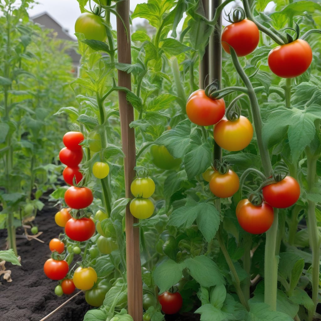 How Tall Do Tomato Plants Grow: Expert Tips for Maximum Height example with annotations