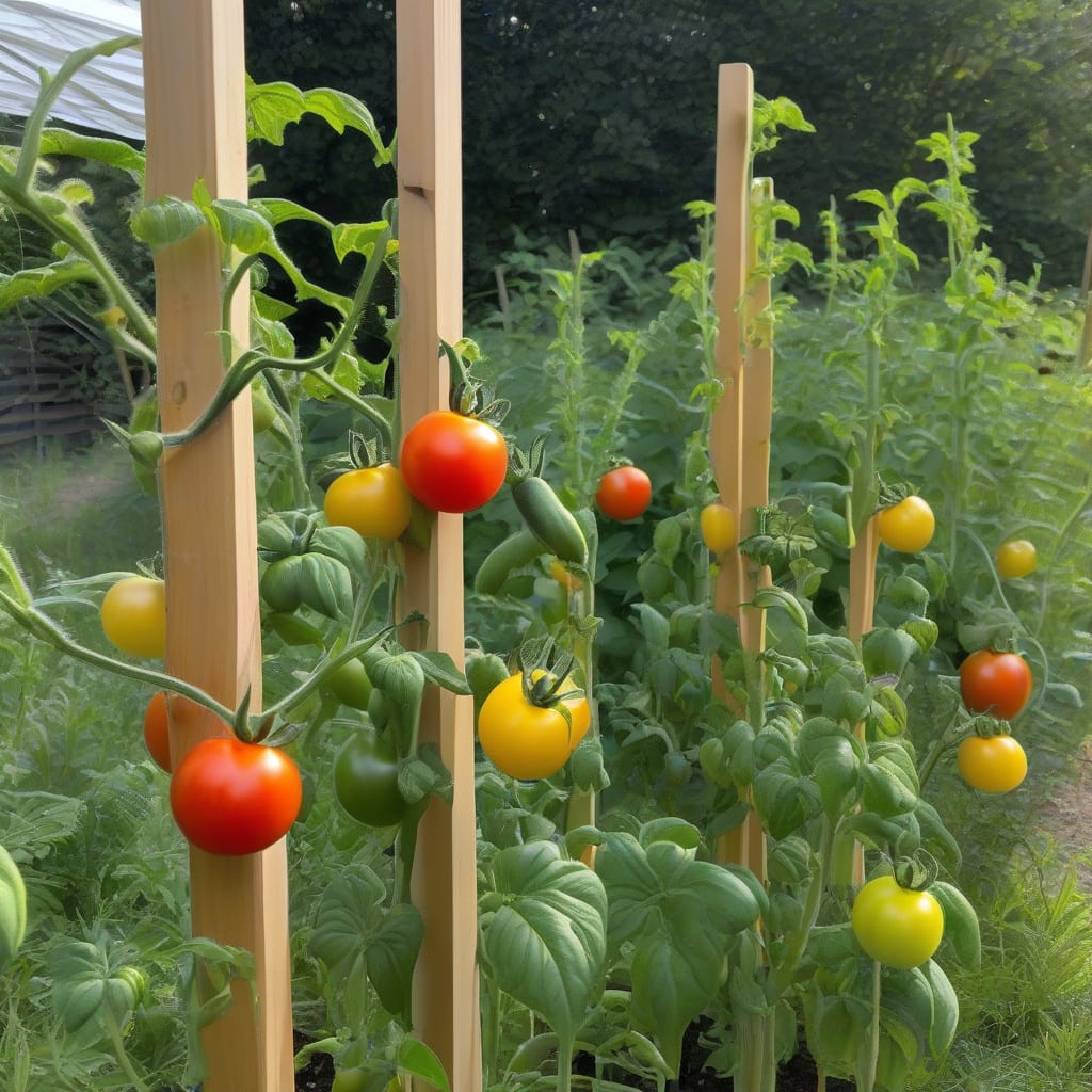 how tall do yellow pear tomatoes grow example with annotations