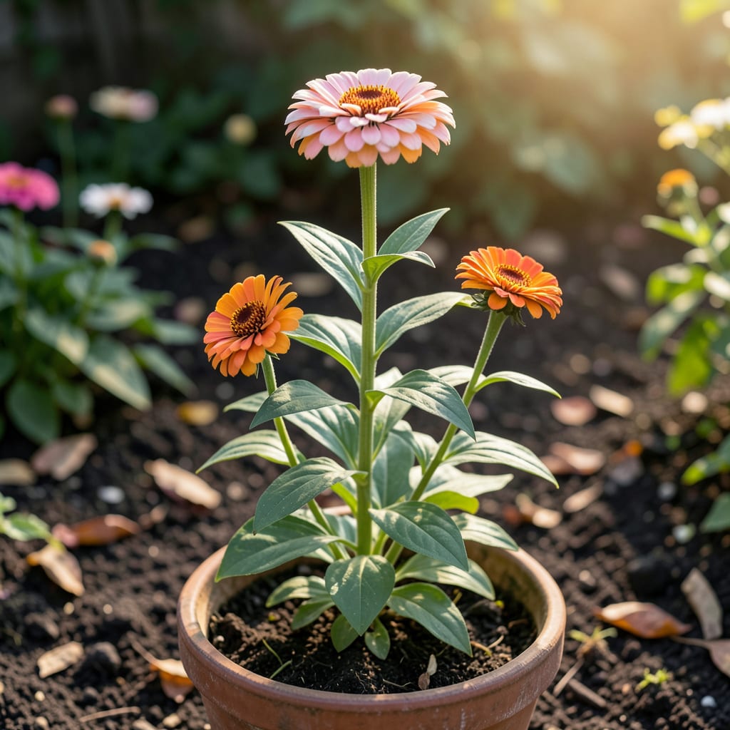 How Tall Do Zinnias Grow: Expert Tips for Maximum Height example with annotations