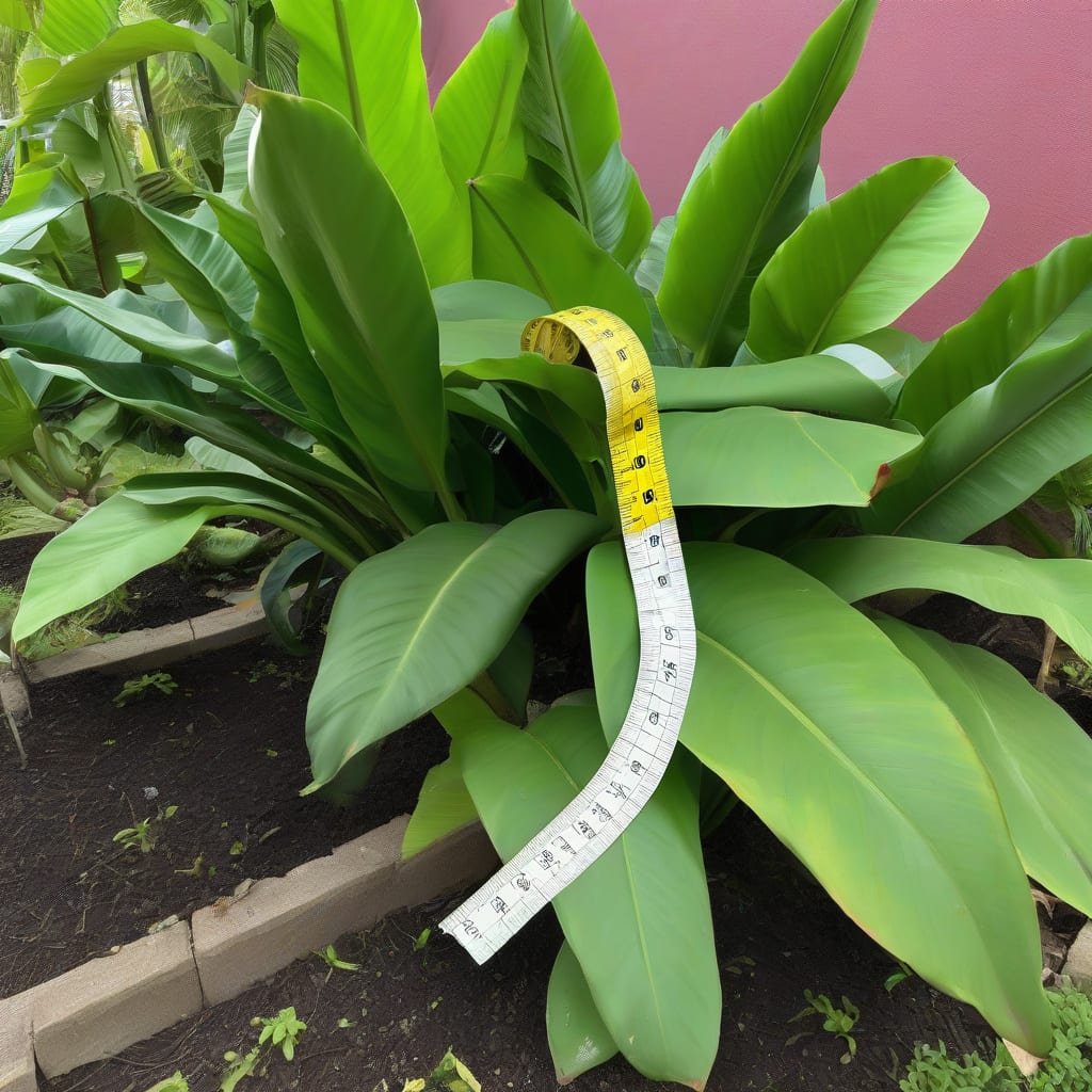 How Tall Does a Banana Tree Grow: Expert Growing Heights example with annotations