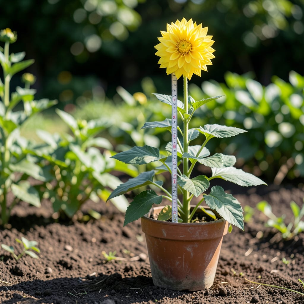 Visual representation of How Tall Does a Dahlia Grow: Expert Height Expectations