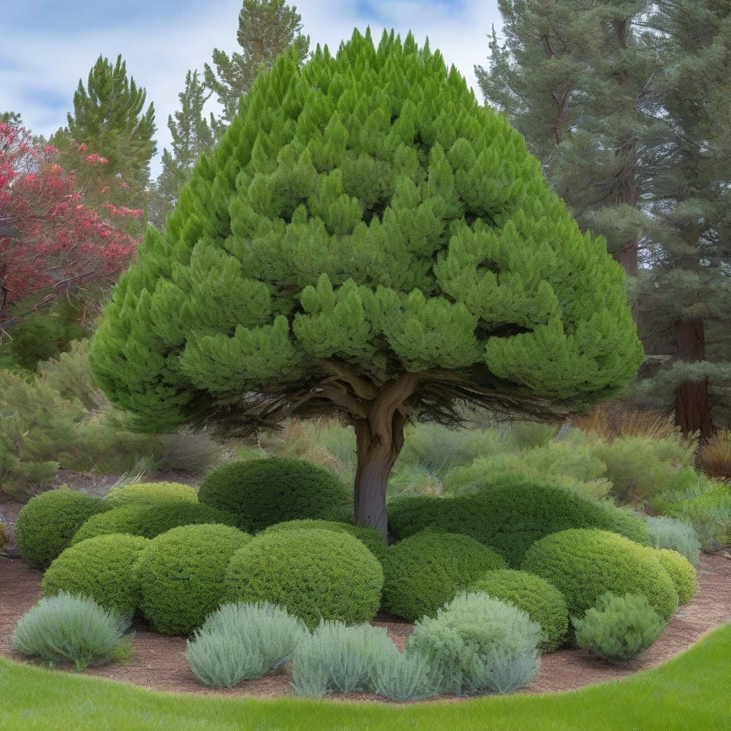 Visual representation of how tall does a juniper tree grow