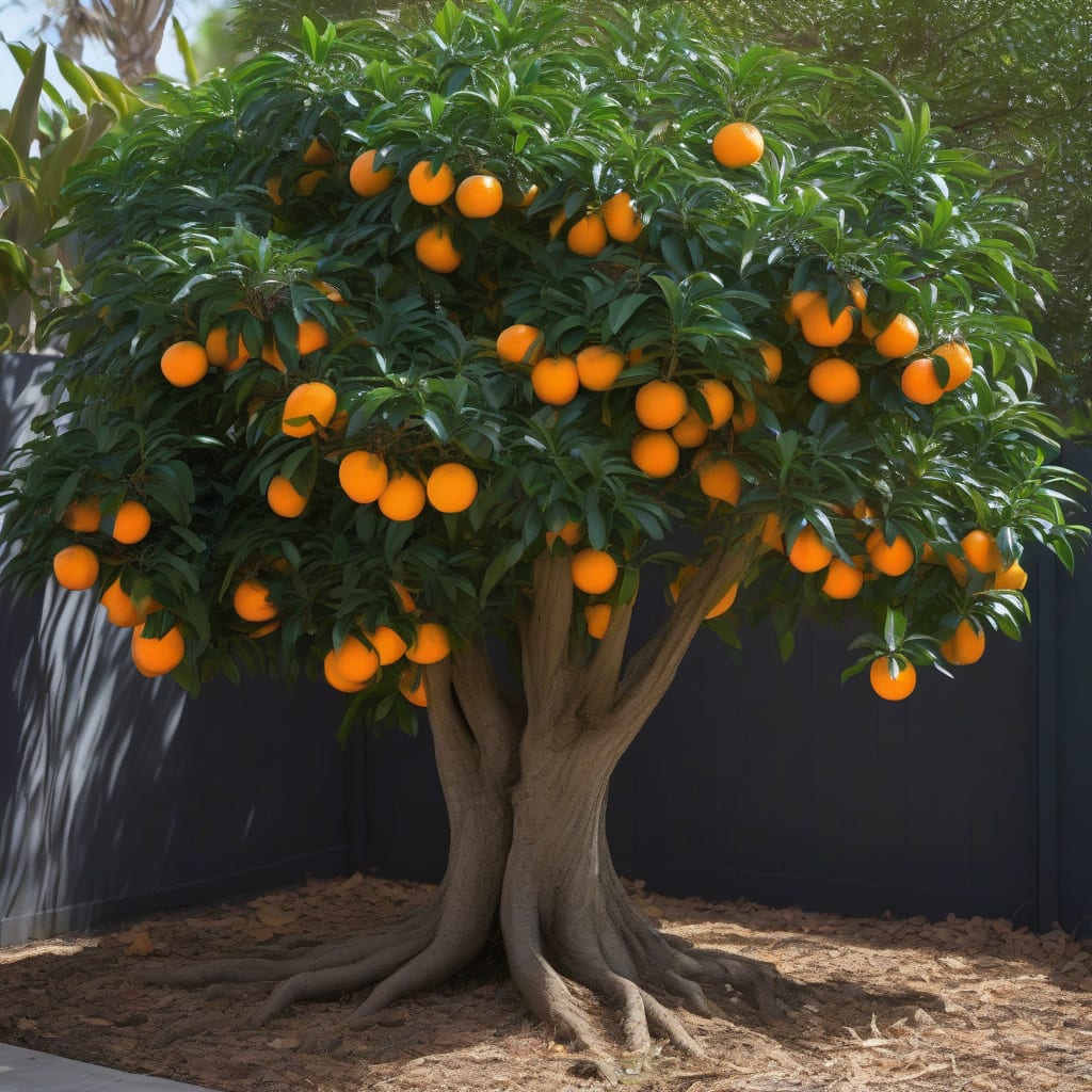how tall does a tangerine tree grow illustration with key details