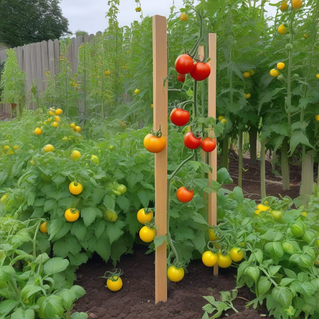 How Tall Does a Tomato Plant Grow: Expert Tips for Maximum Height example with annotations