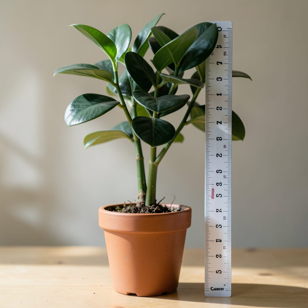 how tall does a zz plant grow detailed visual guide