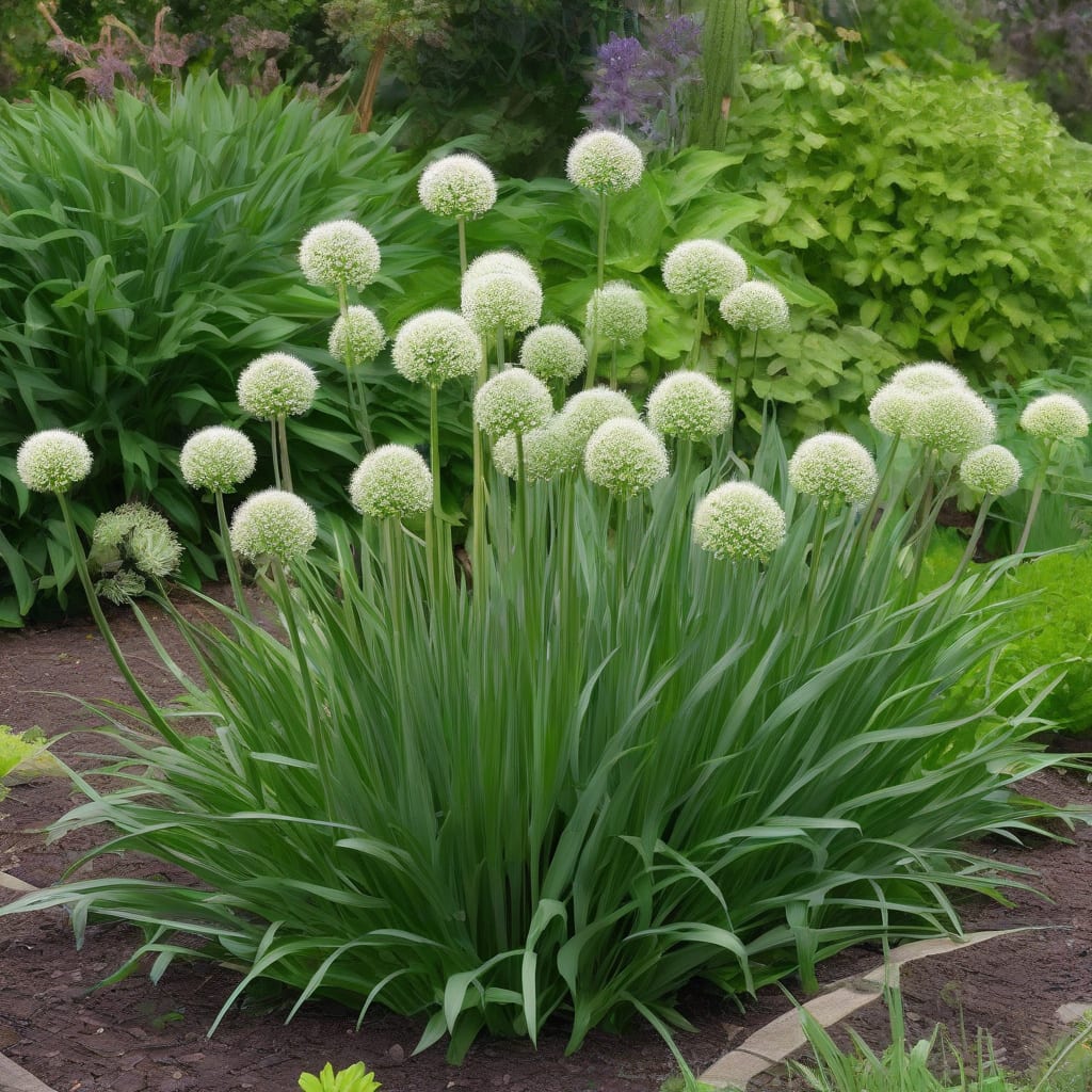 How Tall Does Allium Grow: Ultimate Height Guide for Gardeners example with annotations