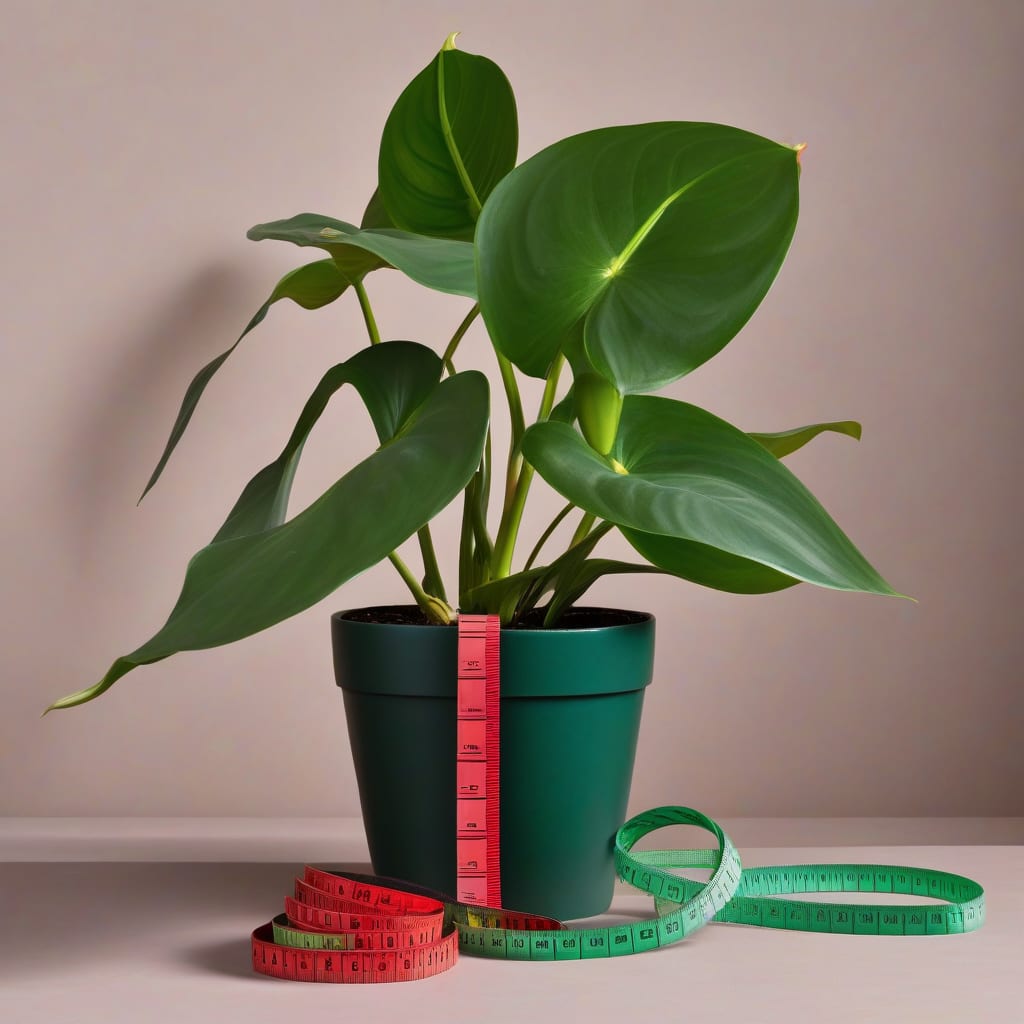 Visual representation of How Tall Does Anthurium Grow: Expert Size Guide for Home Gardeners