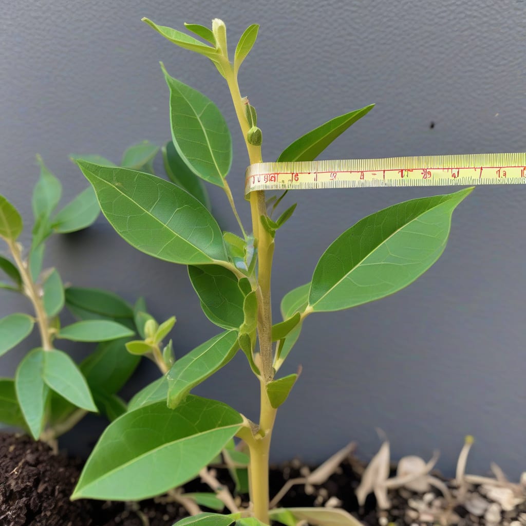 How Tall Does Ashwagandha Grow: Expert Growing Tips for Maximum Height example with annotations