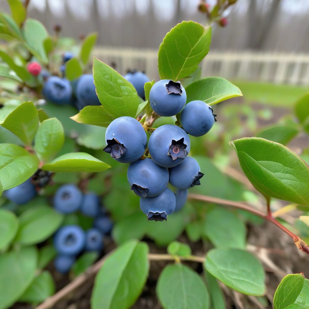 Visual representation of how tall does blueberry grow