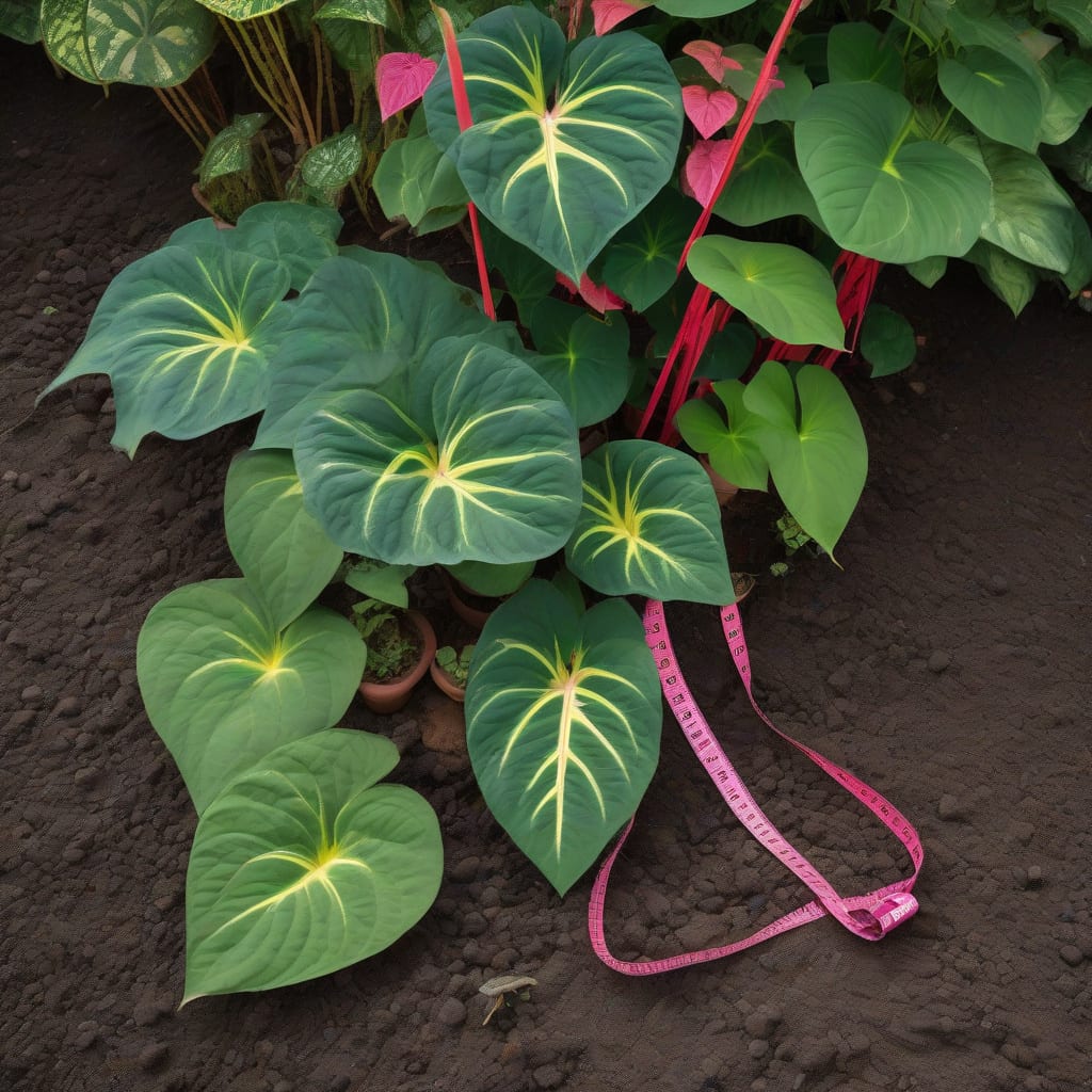 Visual representation of How Tall Does Caladium Grow: Complete Height Guide