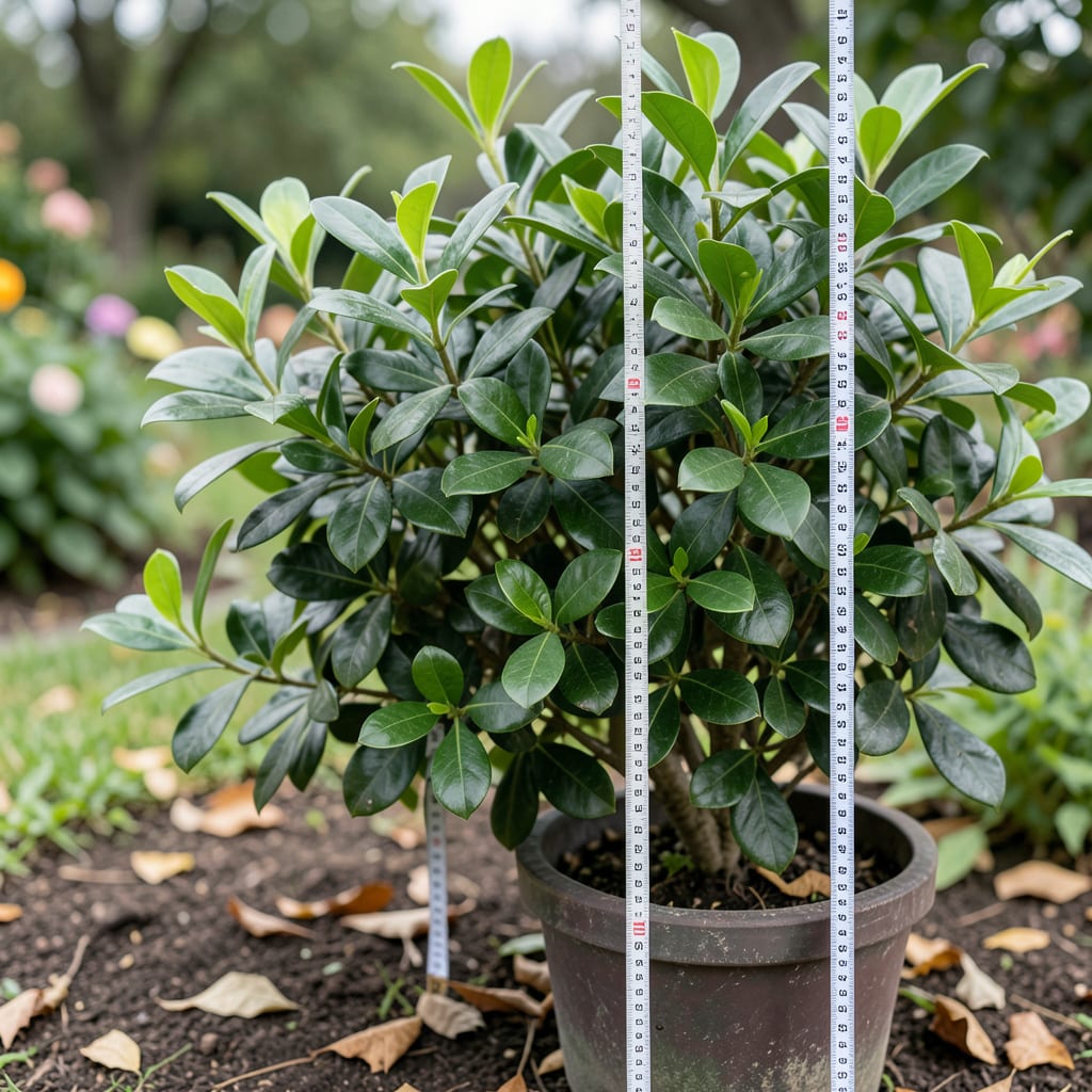 How Tall Does Cherry Laurel Grow: Ultimate Size Guide example with annotations