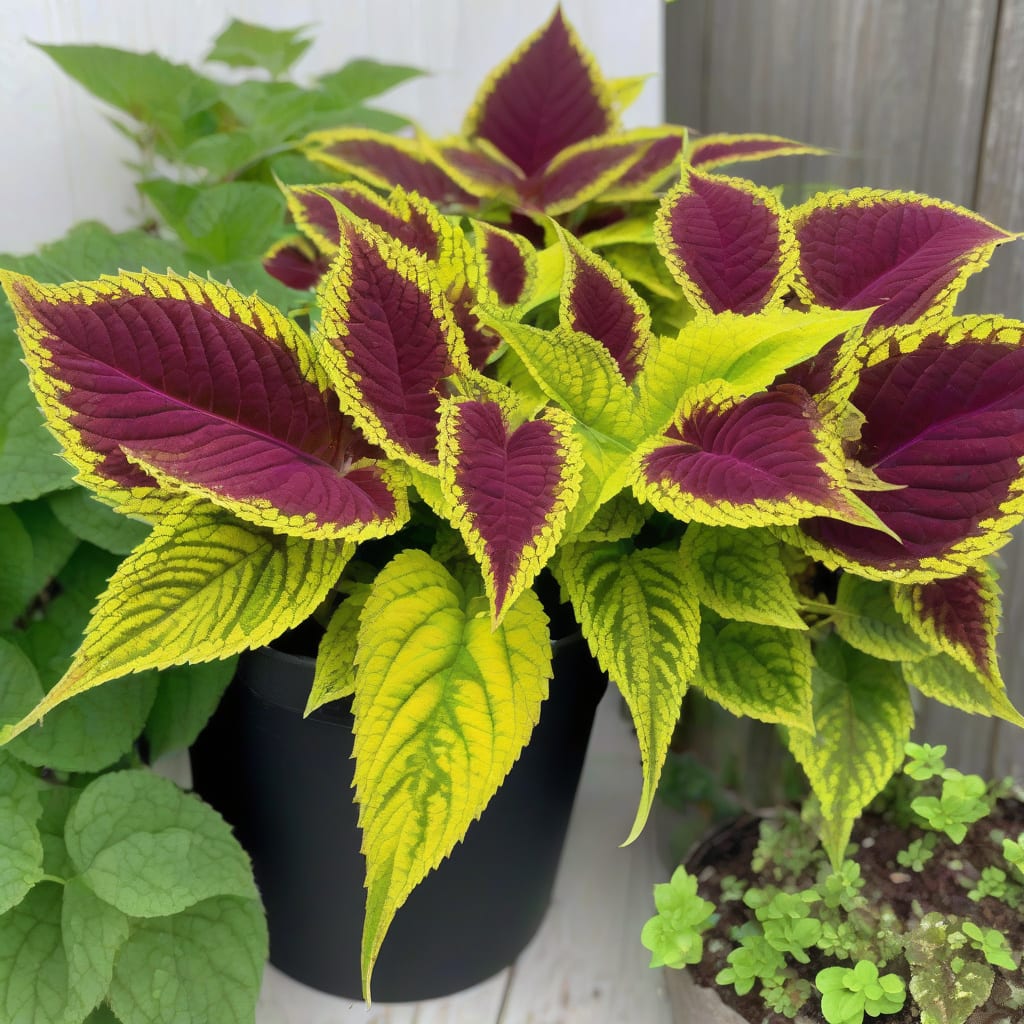 How Tall Does Coleus Grow: Maximum Height Guide for Gardeners example with annotations
