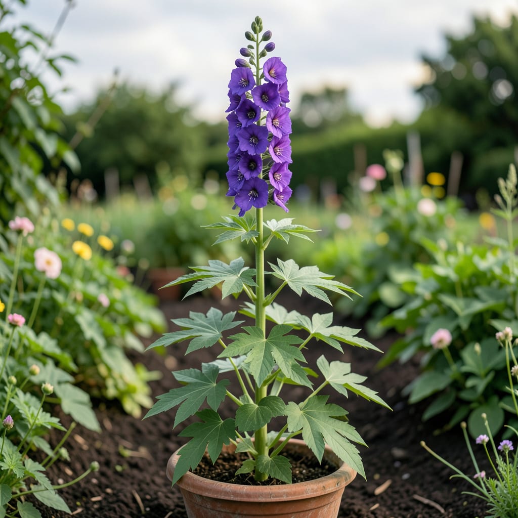 Visual representation of How Tall Does Delphinium Grow: Expert Height Expectations
