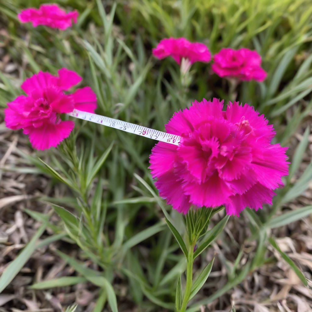How Tall Does Dianthus Grow: Expert Height Guide for Gardeners example with annotations