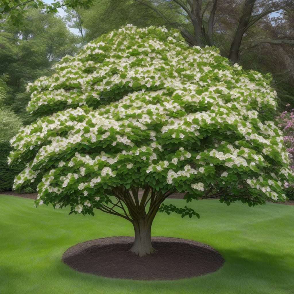 how tall does dogwood tree grow illustration with key details
