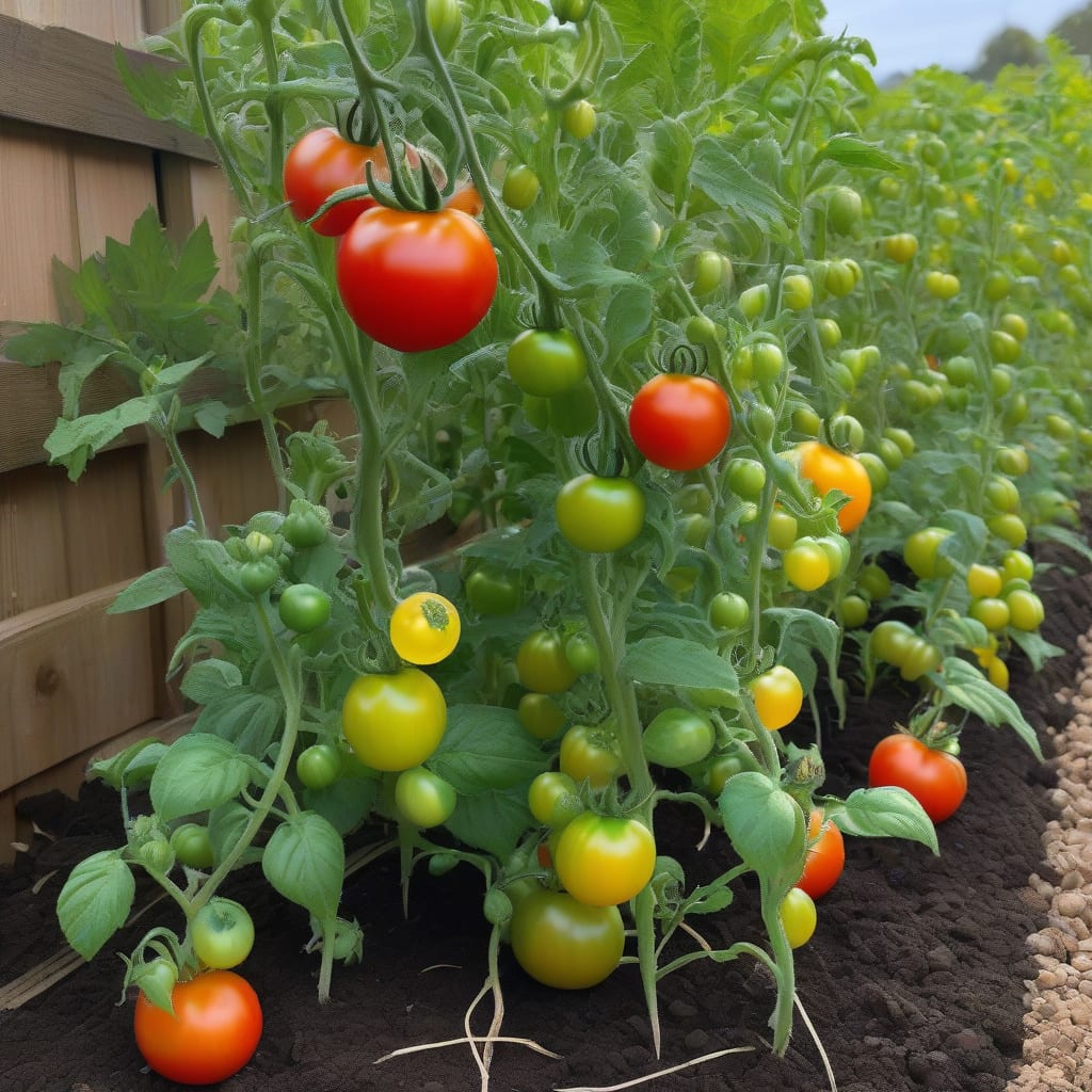 How Tall Does Early Girl Tomato Grow: Expert Growing Guide Tips example with annotations