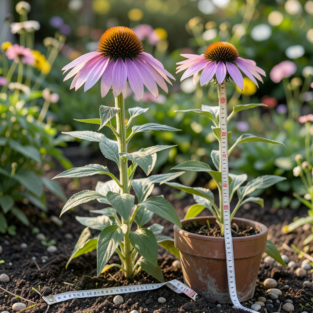Visual representation of How Tall Does Echinacea Purpurea Grow: Height Expectations for Your Garden