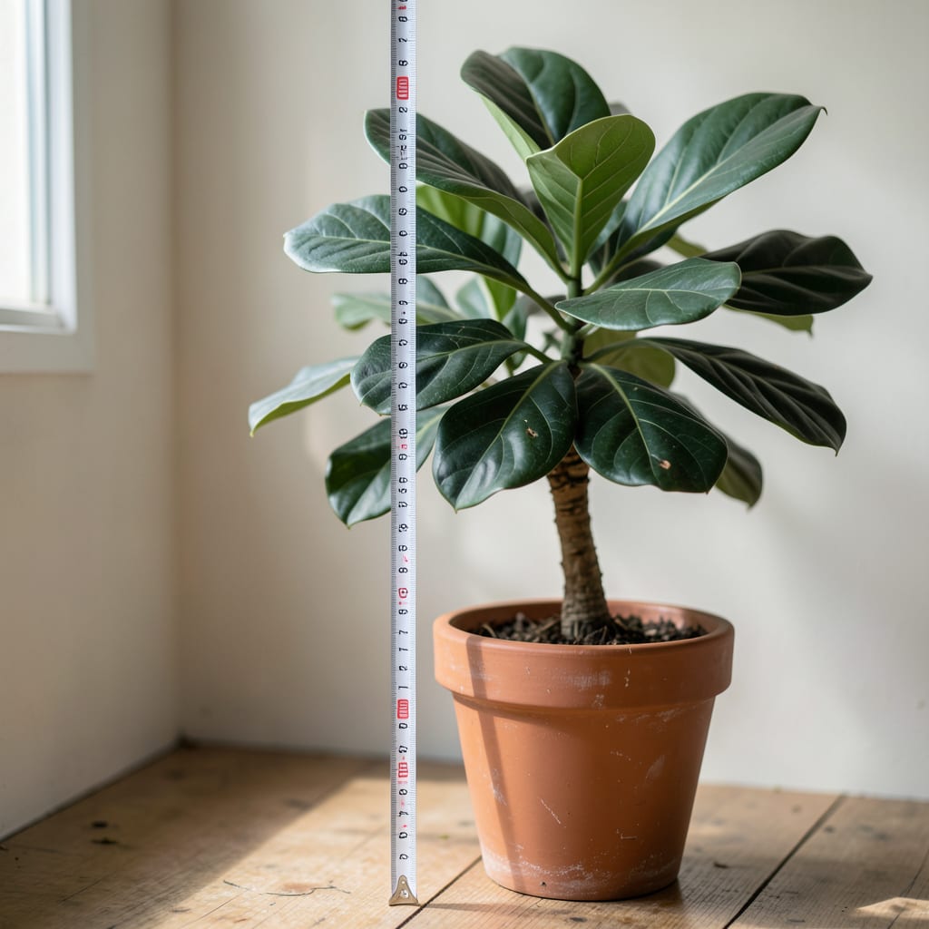 How Tall Does Ficus Audrey Grow: Ultimate Size Guide illustration with key details