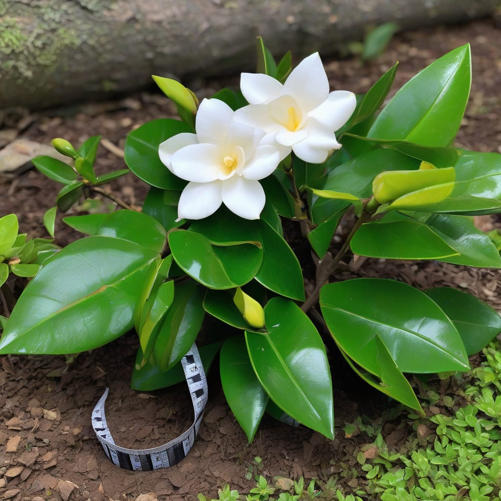 Visual representation of how tall does gardenia grow