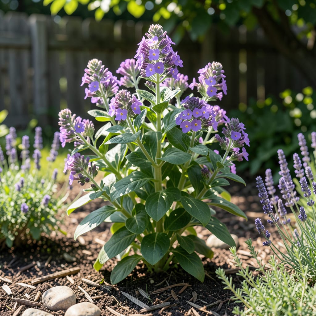 Visual representation of How Tall Does Heliotrope Grow: Mature Heights by Garden Variety