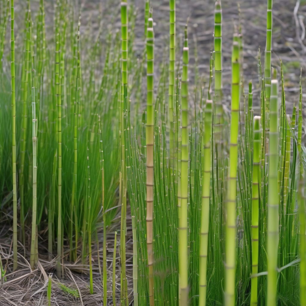 How Tall Does Horsetail Reed Grow: Maximum Height Guide example with annotations
