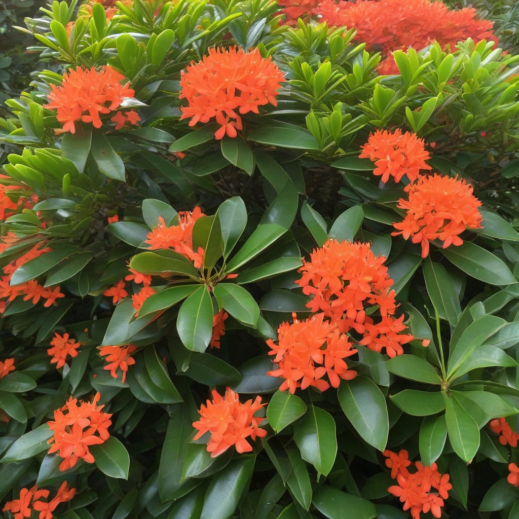 How Tall Does Ixora Grow: Expert Tips for Managing Height example with annotations