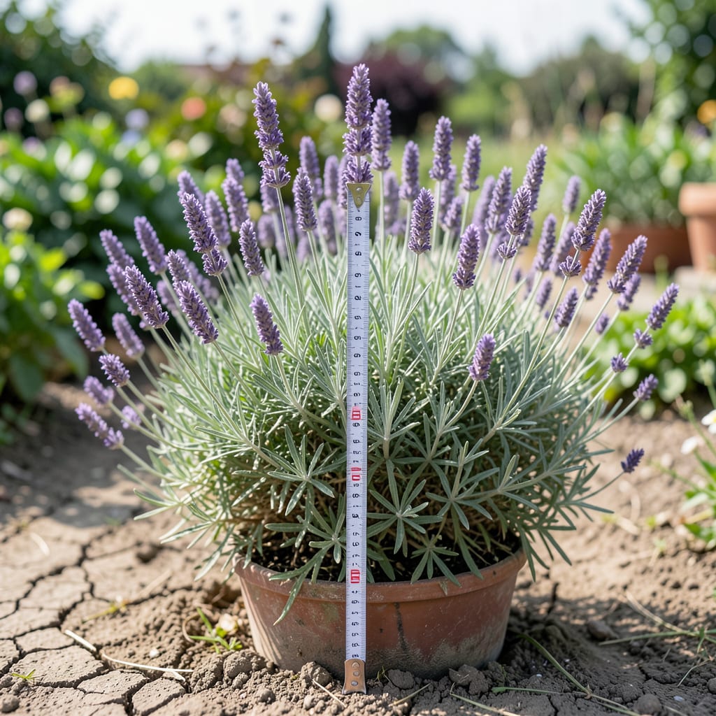 How Tall Does Lavender Plants Grow: Expert Height Guide illustration with key details