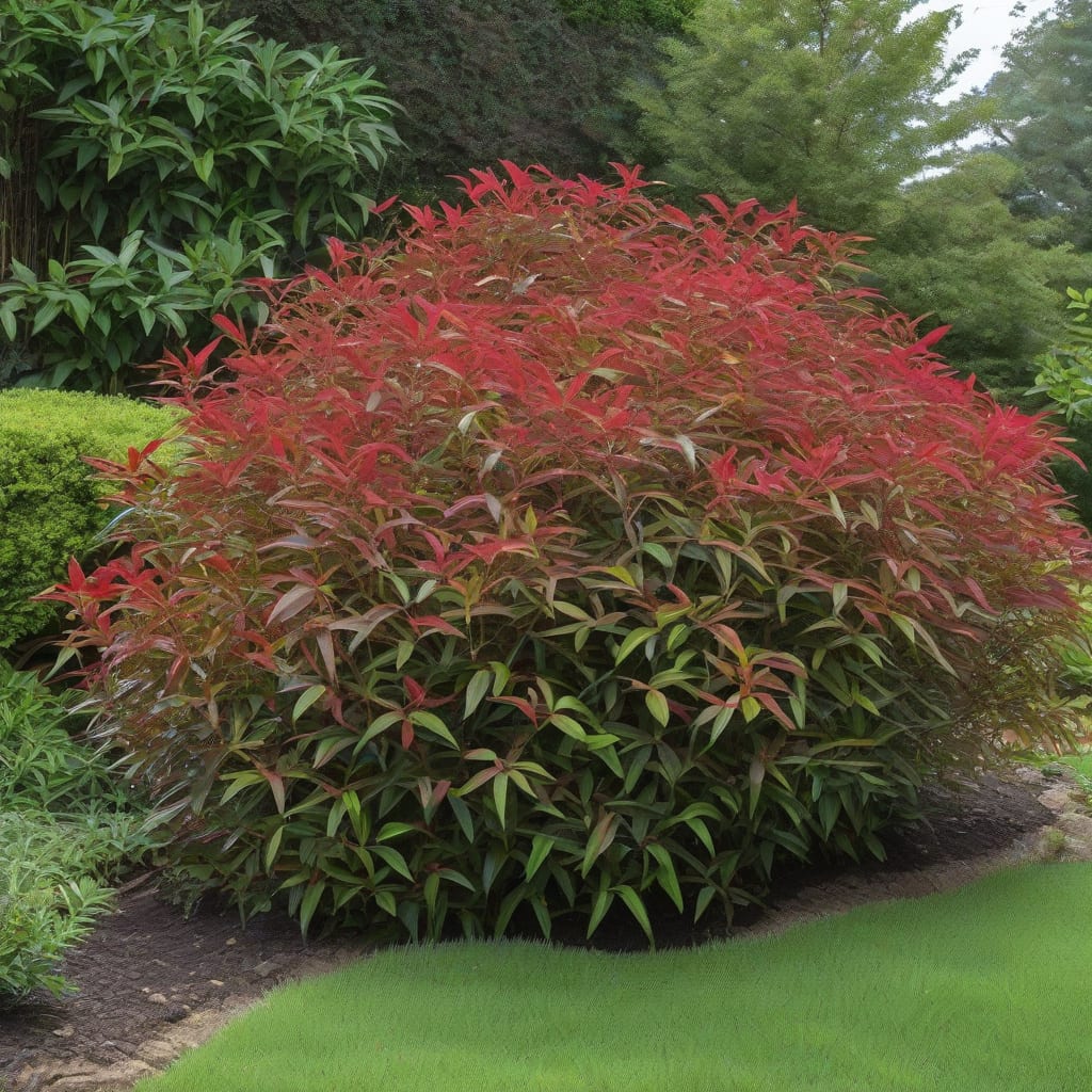 How Tall Does Nandina Grow: Maximum Height Guide example with annotations