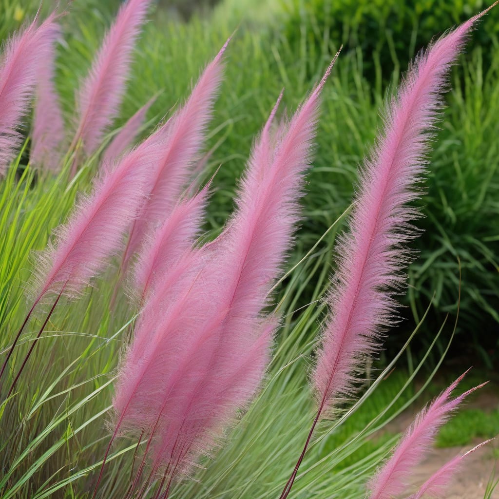 How Tall Does Pink Muhly Grass Grow: Height Expectations and Growing Tips example with annotations