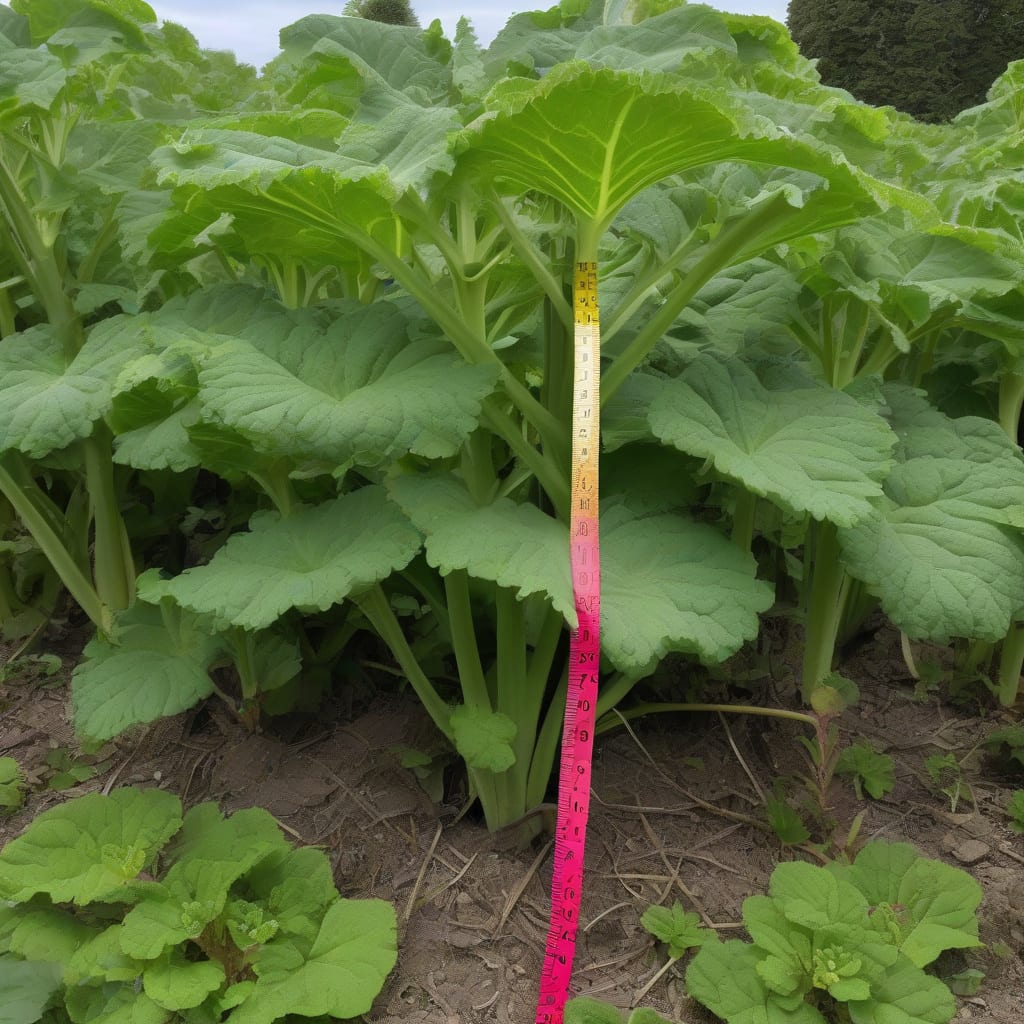 How Tall Does Rhubarb Grow: Expert Growing Tips for Maximum Height detailed visual guide