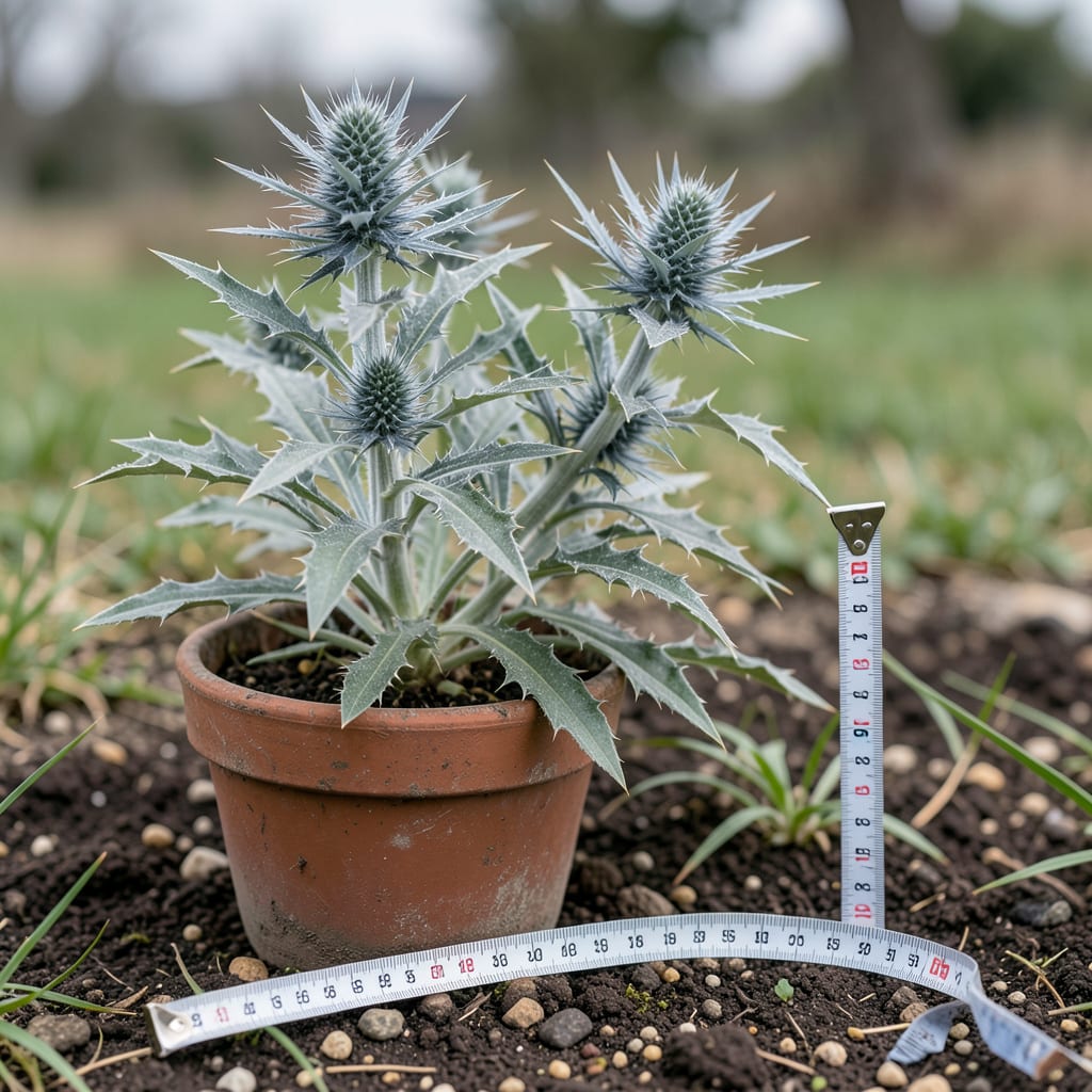Visual representation of How Tall Does Sea Holly Grow: Expert Height Guide for Gardeners