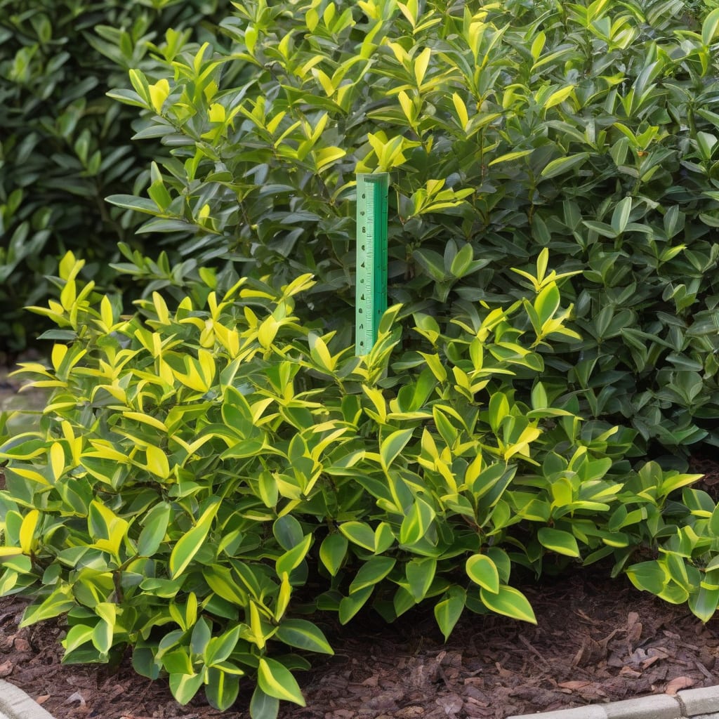 how tall does sunshine ligustrum grow illustration with key details
