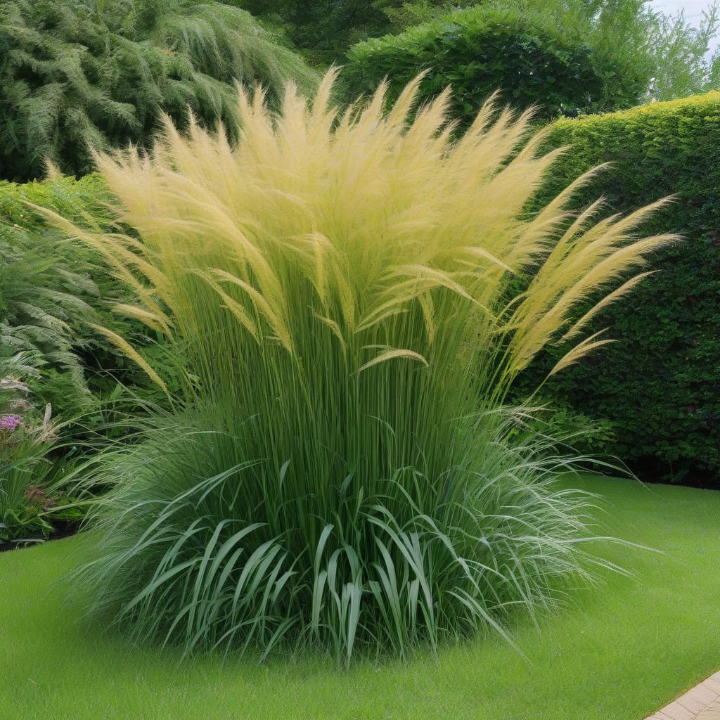 Visual representation of How Tall Does Zebra Grass Grow: Ultimate Height Guide