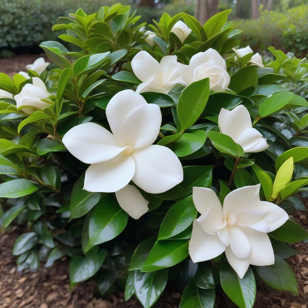 Visual representation of how tall gardenia grow