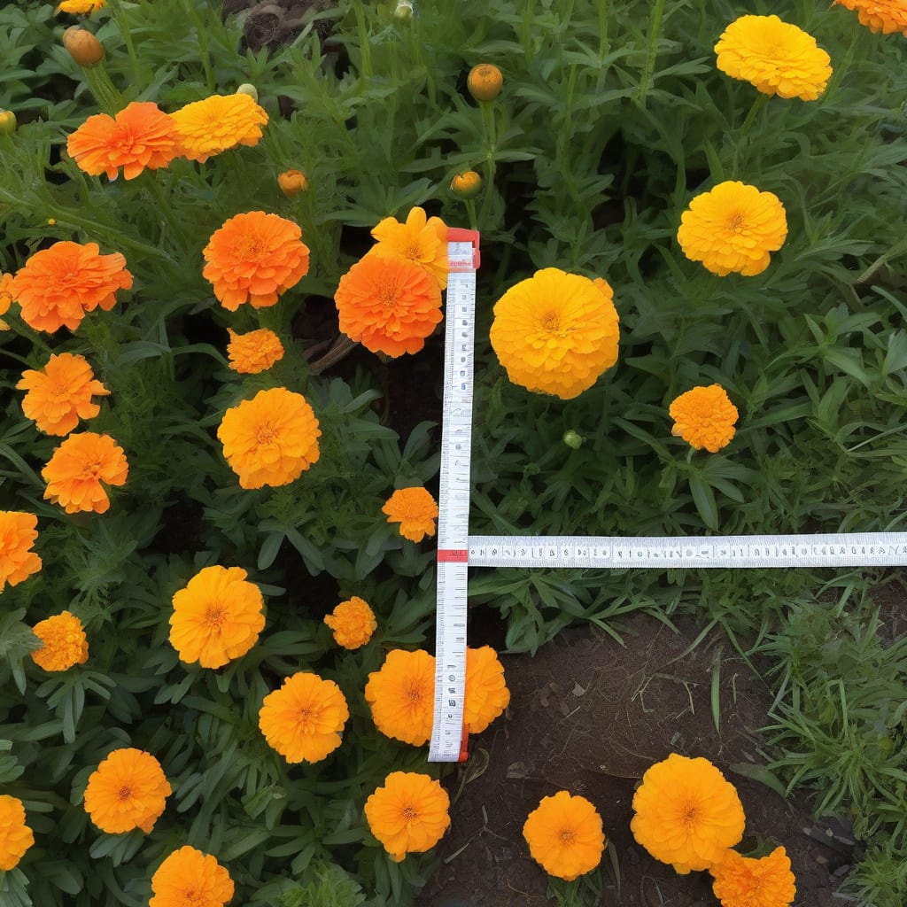 Complete how tall marigolds grow overview image