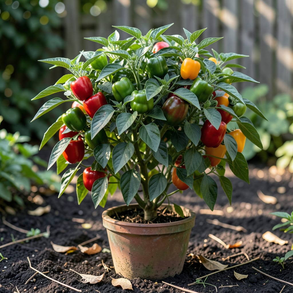 How Tall Pepper Plants Grow: Maximizing Height and Yield example with annotations
