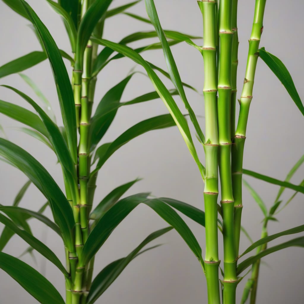 How Tall Will Lucky Bamboo Grow: Ultimate Height Guide example with annotations